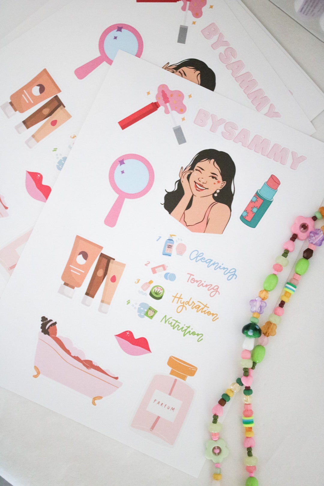 SELF CARE Planner Sticker Sheet Pack ~ Stickers for Planner, Agenda or ...