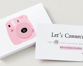 Small Business Thank You Card | Editable Customizable Digital Card Template | Thank You For Your Purchase DIY