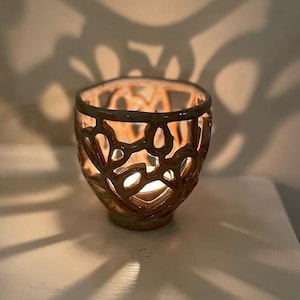 Tea Light Candle Holder - Pottery & Ceramics - heyilikeyourmug
