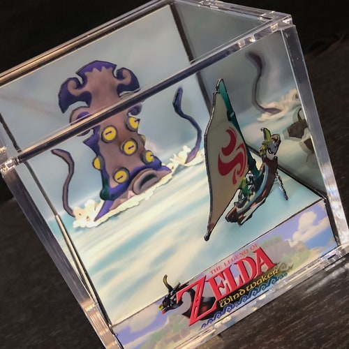The Legend Of Zelda: Wind Waker Diorama Cube - Big Octo