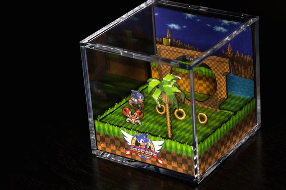 Super Mario 64 Diorama Cube: Baby Penguin - Video Game Room Decoration