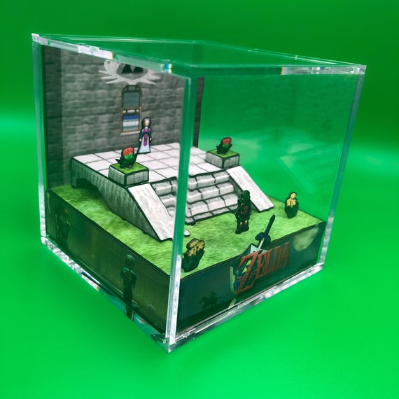 Legend of Zelda: Ocarina of Time Diorama Cube - Link and Zeldas