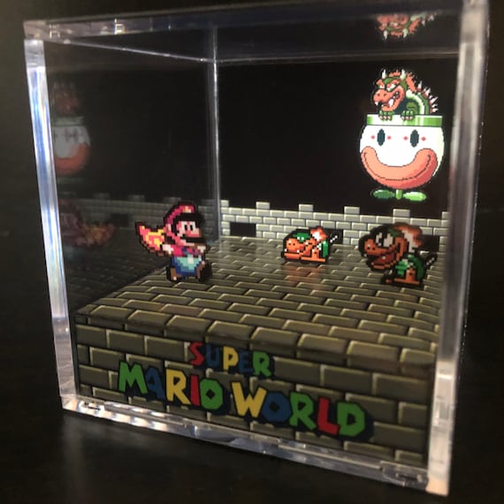 Luigi's Mansion 3 Diorama Cube Video Game Room Decoration 