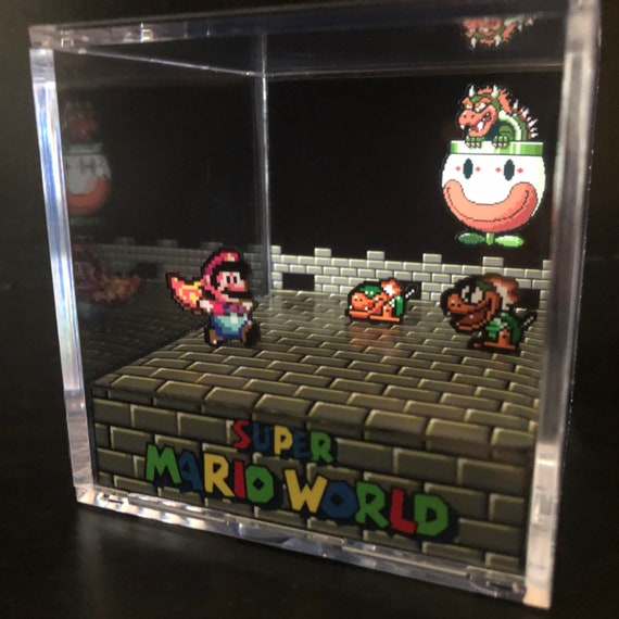 Luigi's Mansion 3 Diorama Cube Video Game Room Decoration 