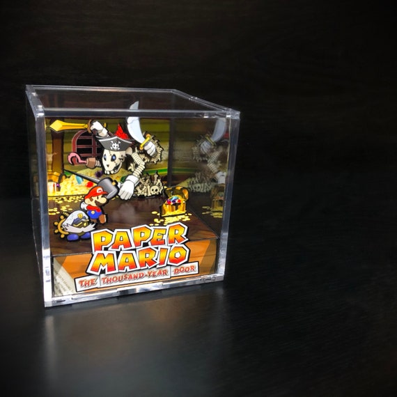 Super Mario 64 Diorama Cube: Baby Penguin - Video Game Room Decoration