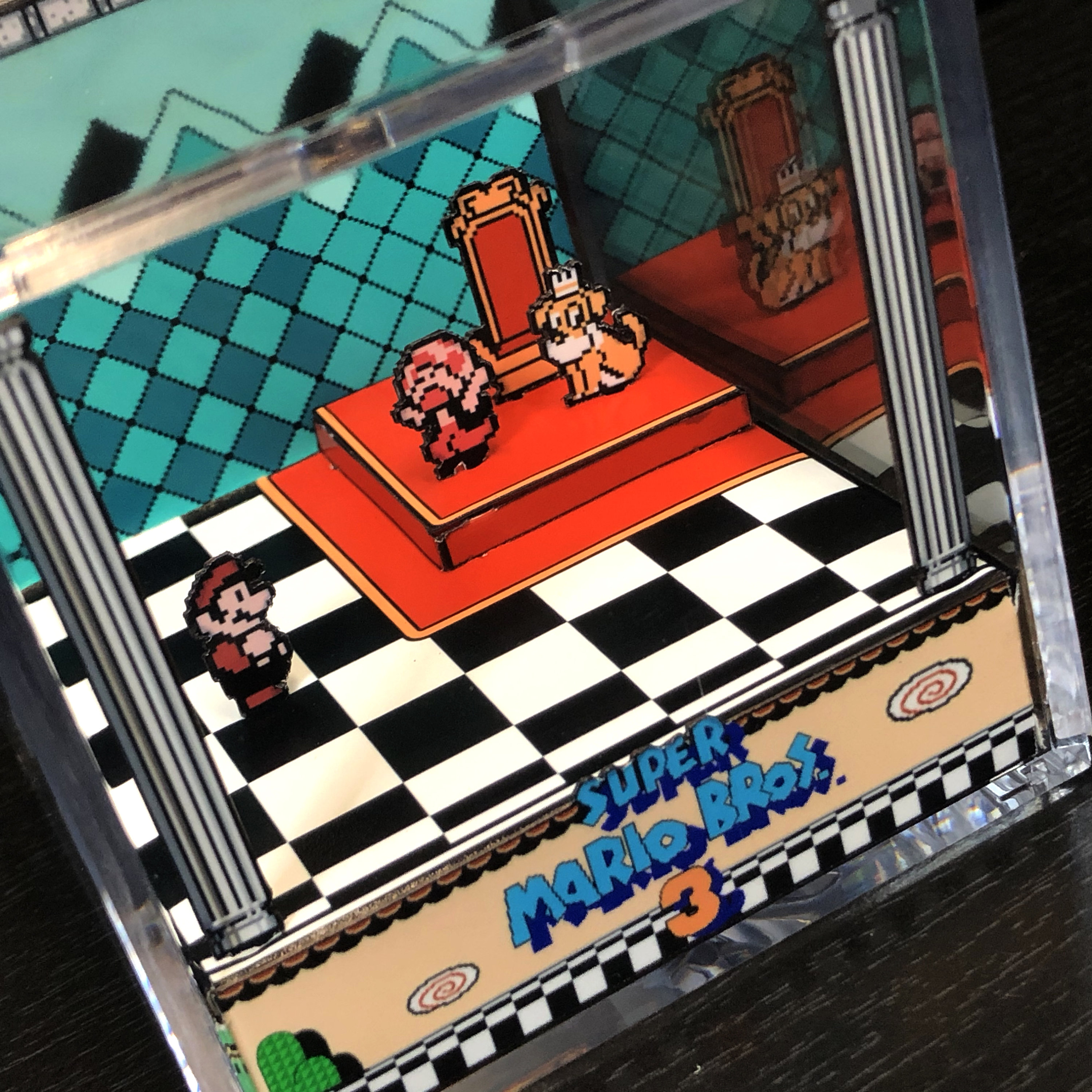 Three Cubes Super Mario Bros 3 Bundle Level 1-1 Kingdom First Boss 
