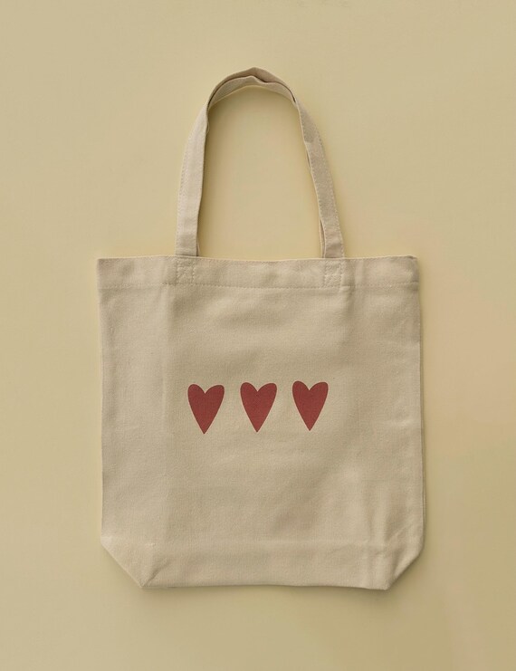 Cherry Lover Tote Bag With Interior Pockets, Reusable Canvas