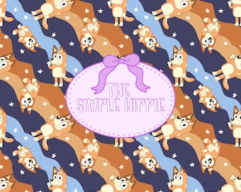 Orange dog seamless pattern, sibling seamless repeat pattern, fabric pattern, fabric sublimation, digital seamless file, digital download
