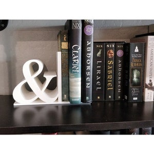 Set Of @ and & Bookends / at sign/ and sign - FREE SHIPPING