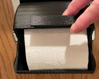 Protector de papel higiénico a prueba de mascotas: mantenga su baño ordenado y su papel higiénico a salvo de gatos curiosos y perros juguetones. ¡Envío gratis!