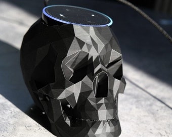 Echo Dot Skull Holder with sound escape / Yorick Echo Dot Stand  - Free Shipping!