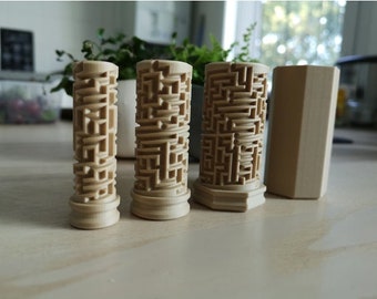 Russian nesting doolhof puzzeldoos / Russische pop / puzzeldoolhof / spaarpot / nestpop - gratis verzending