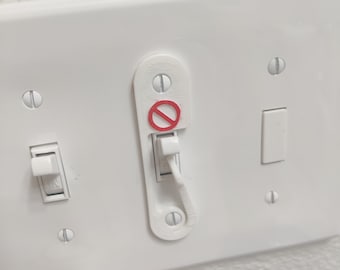 6 pack Light Switch Lock / Protector - FREE SHIPPING