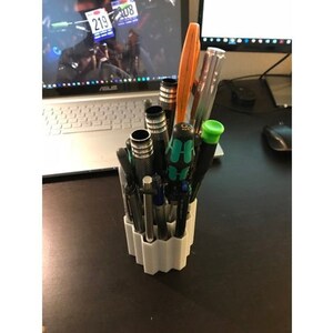 Hexagon pencil holder / pen organizar / pencil holder