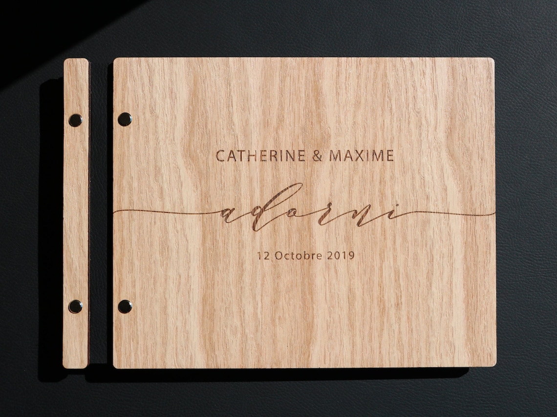 Livre d'or mariage Livre d'or mariage personnalisé - Etsy France