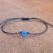Men’s Women’s evil eye protection bracelet, good luck bracelet, gift for him or for her, block negativity, protection from the evil eye, red 