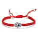 Men’s Women’s Evil eye Hamsa red protection bracelet, Protection from the evil eye, Kabbalah red string evil eye bracelet, Hand of God charm 