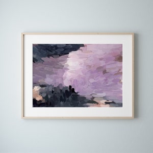 Abstract landschap schilderij grote muur Art Print Giclee