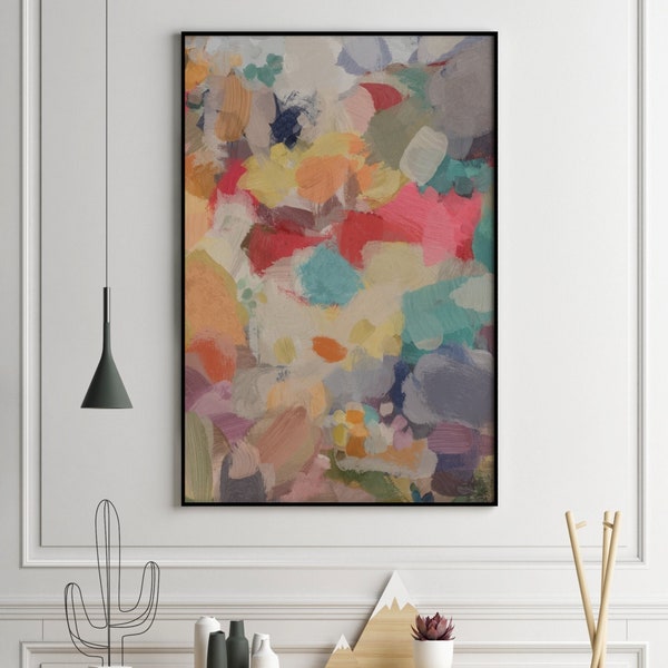 Abstract Painting, Large Wall Art, Abstract Art, Modern Wall Art, Gallery Wall Art, Colorful Painting Contemporary Painting, Abstract Print