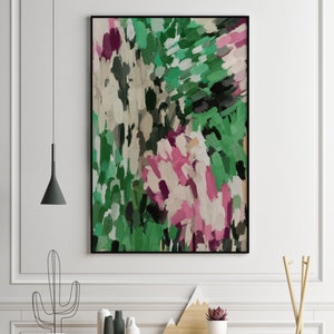 Large Wall Art, Modern Wall Art, Abstract Painting, Green Abstract Art, Contemporary Wall Art, Abstract Art, Abstract Print