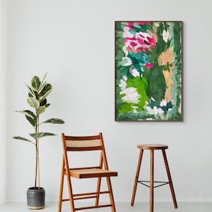 Green Wall Art, Colorful Wall Art, Green Abstract Painting, Large Wall Art, Abstract Art, Abstract Painting, Fine Art, Contemporary Art