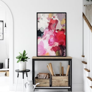 Red Abstract Art, Red Painting, Large Wall Art, Abstract Art, Large Abstract Painting, Abstract Gallery Wall Art, Modern Wall Art, Giclée