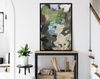 Large Abstract Painting, Large Wall Art, Abstract Art, Abstract Painting, Green Wall Art, Large Abstract Art, 24 x 36 Abstract Print 18 x 24