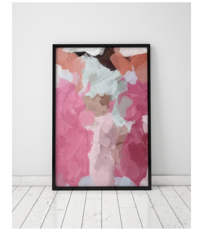 Modern Abstract Art Set of 2 Wall Art, Large Wall Art, Abstract