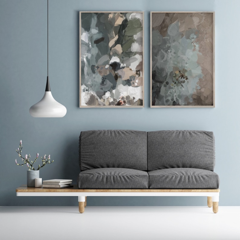 Neutral Beige and Grey Modern Abstract Painting Print Set of 2, Earth Tone Abstract Art, shops Neutral Wall Art, Abstract Wall Art, Large Wall Art