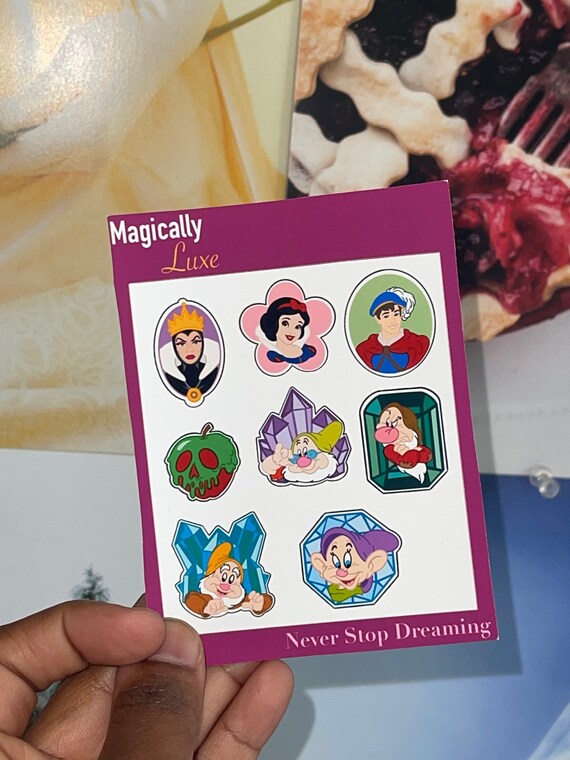 Disney's Snow White Sticker Sheet | Etsy