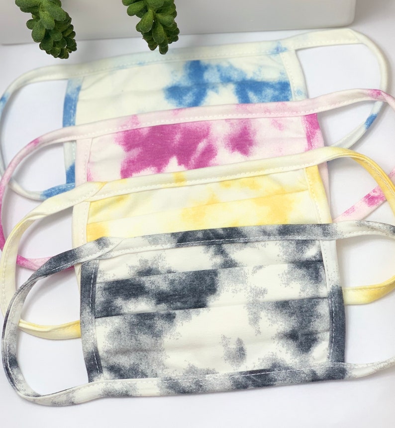 Cloudy Tie Dye fashion mask Free shipping Same Day Best image 0