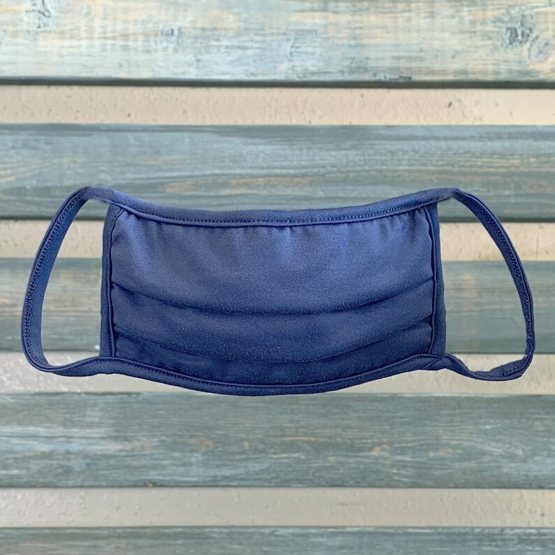 Navy Face Mask Summer Face Mask Light Fabric High quality Etsy
