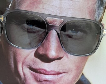 70er farben sonnenbrille jacke Jackie o 70er retro farbverlauf brille oversized flieger grau blass edel cool vintage style beachbar ibiza