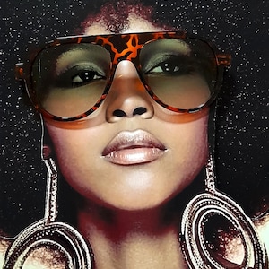 Repro leopard brown 70s 90s  fashion sunglasses 50s americano pop 80s ibiza clubbing light frame mod ska 60s beach retro stylish aviators