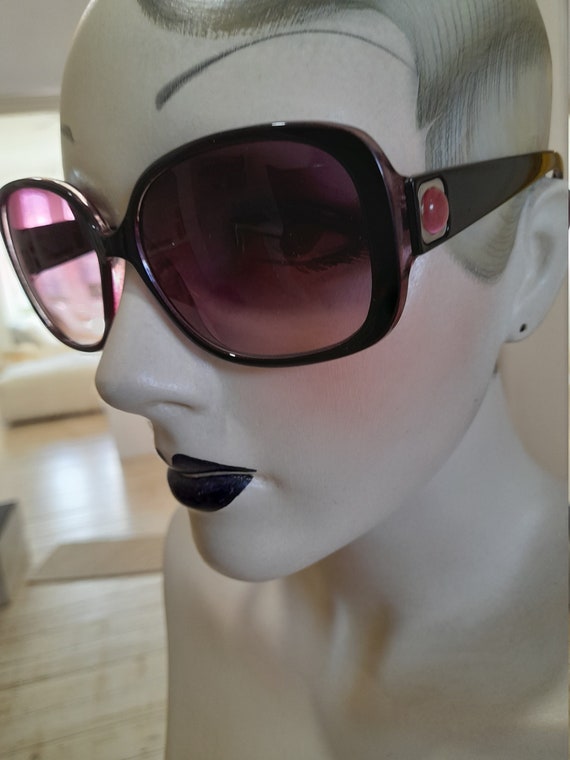 Mauve purple Heather plum sunglasses retro large … - image 2