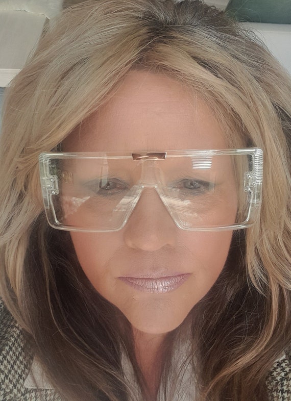 Clear visor sunglasses cheap