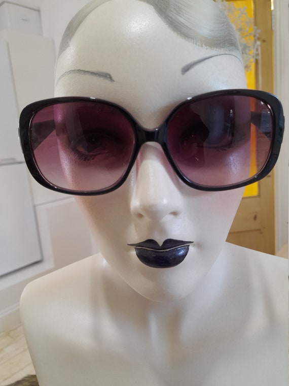 Mauve purple Heather plum sunglasses retro large … - image 4