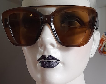 Klassiker Braun Kitsch 70s Fashion Sonnenbrillen 50s americano pop 80s ibiza ibiza sca 60s beach retro nobel