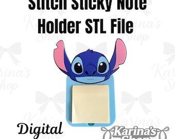 Porta note adesive Blue Guy STL Organizzatore per documenti/scrivania/porta note