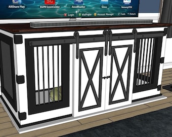 XXL Custom Dog Kennel Plans
