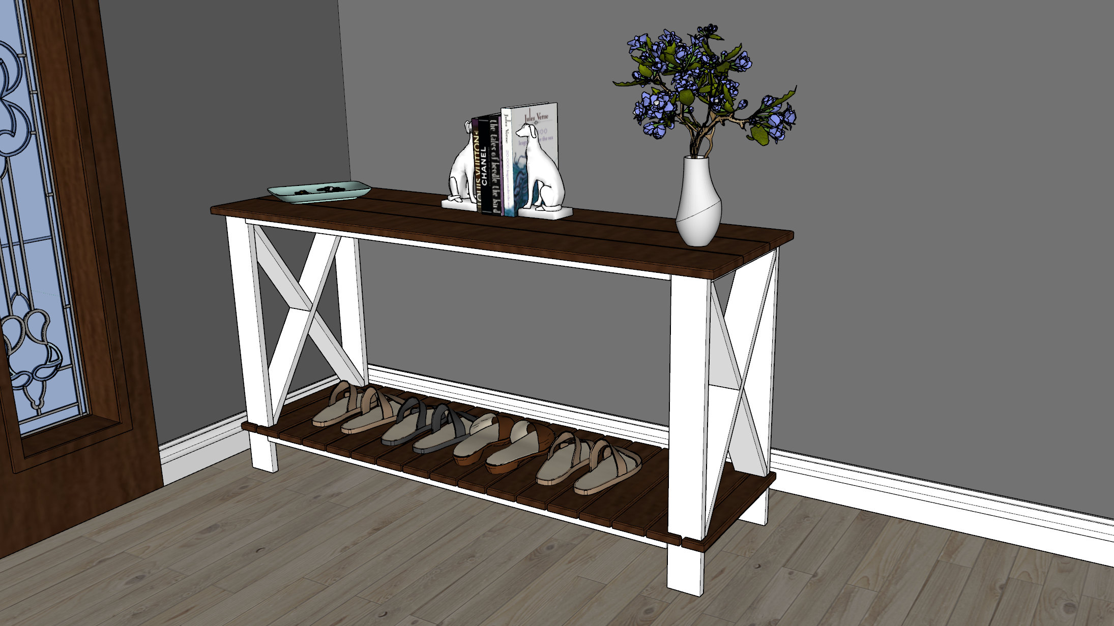 Entry Way Table Plans Etsy