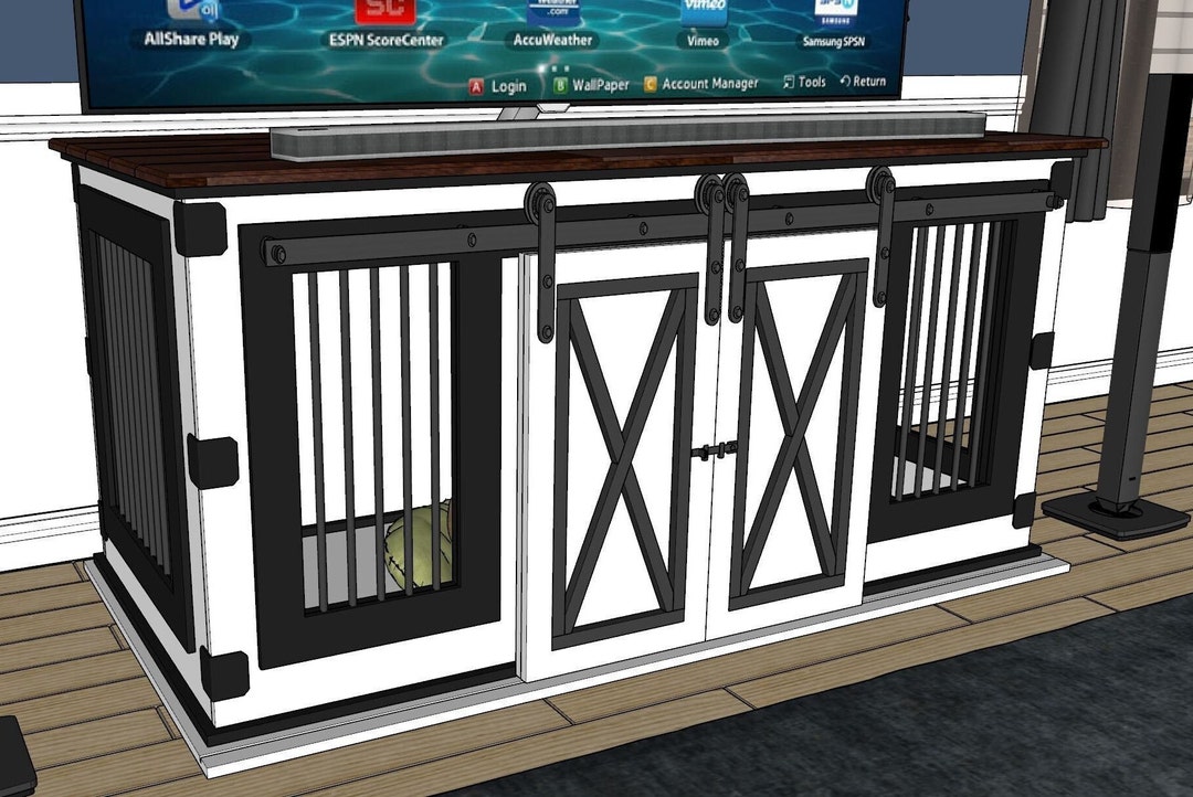XXL Custom Dog Kennel Plans Etsy