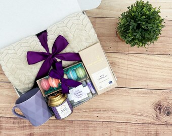 Caja de regalo vegana de spa orgánico: un paquete de cuidado personal acogedor