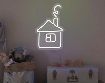 House Led Neon Sign | Home Decor | Nursery decor, Wall Art