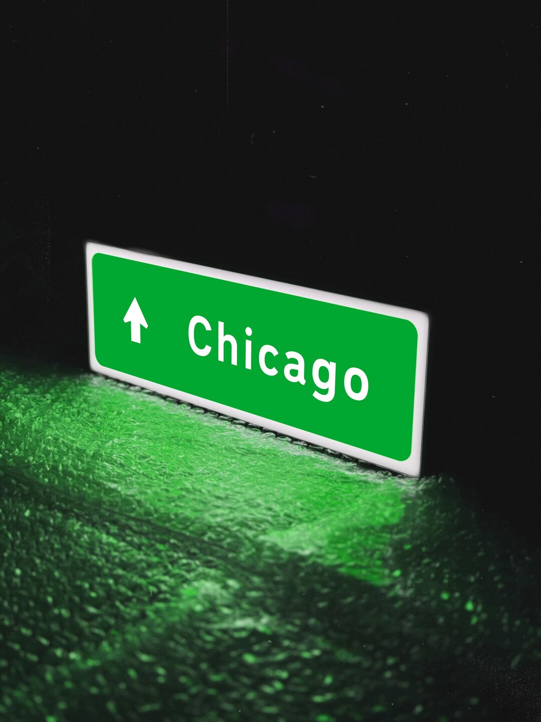 Hicago Sign Chicago Sign | Custom City Road Sign |sign for Gift | Table and Wall ...