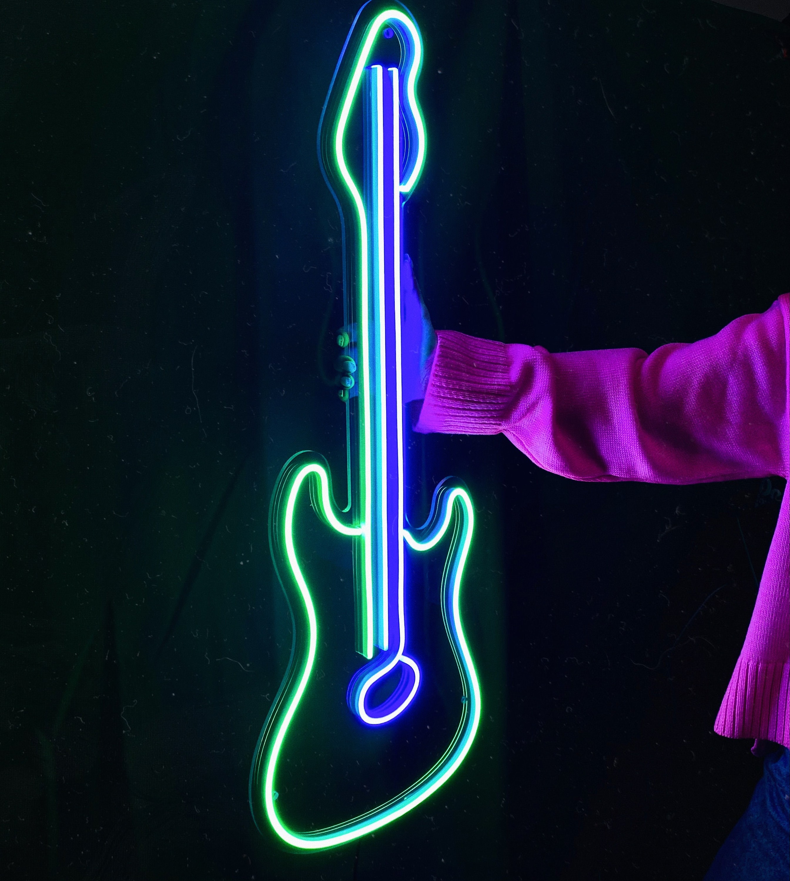 Insegna Al Neon Personalizzata Con Nome - LED Da Parete Metallica, 16 Colori, Telecomando, Ideale Regalo - Foto 2