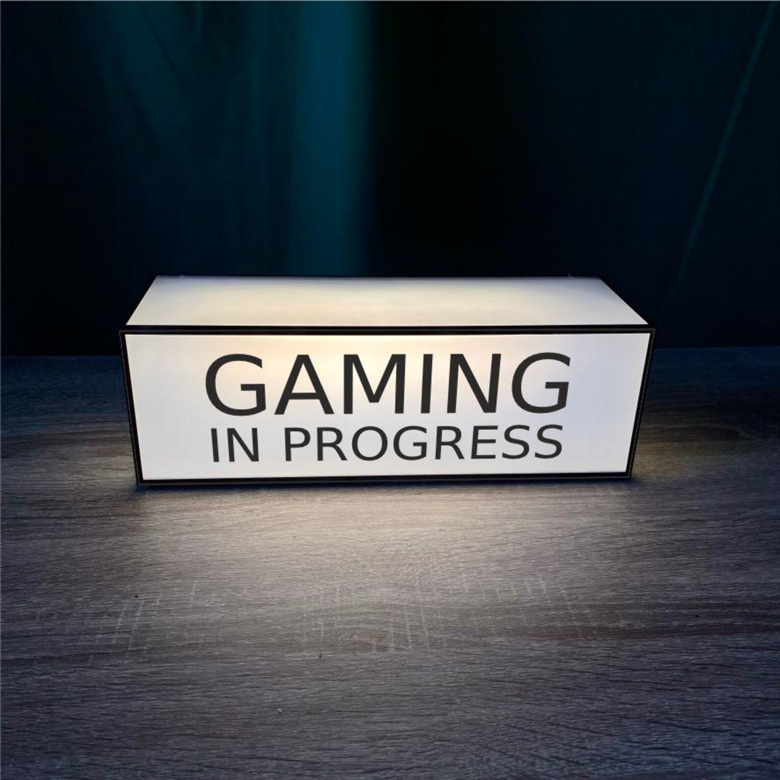 Gaming In Progress Sign Gaming in Progress Sign | Table and Wall Light Box | Gamer Room Decor ...