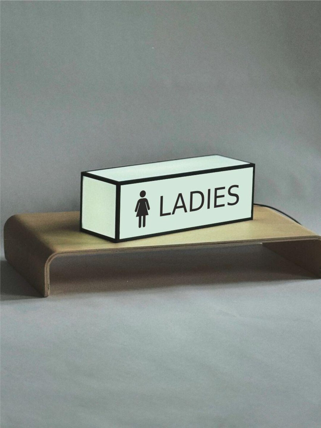 Ladies WC Light | Ladies Restroom Sign | Navigation Wall Decor for ...