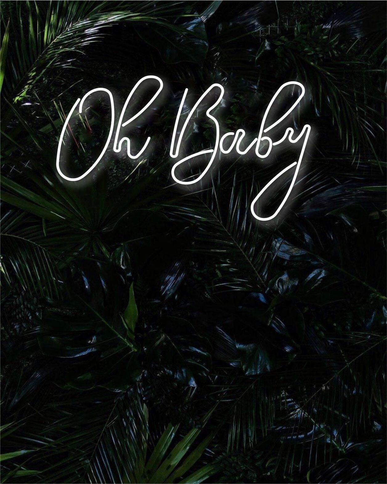Insegna al neon a LED Oh Baby, decorazione per baby shower, insegna al neon personalizzata: scegli il colore e controlla la luminosità! - Italia