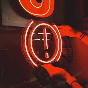 LED Leuchtreklame Handbremsenwarnleuchte | Perfektes Automobilgeschenk für Papa, Mechaniker oder Autoliebhaber | Auto Shop Beschilderung | Man Höhle und Garage Dekor
